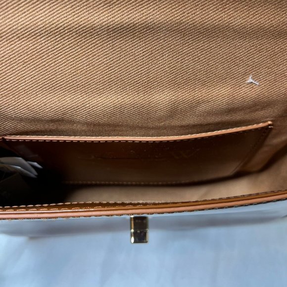 COPY - J.Crew Womens $198 Edie Italian Leather Bag Glazed Pecan BP508 Purse - Picture 8 of 10